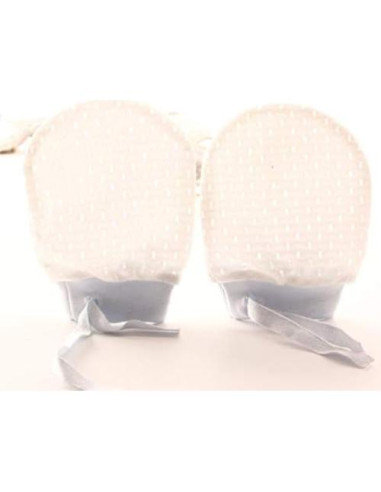 Guantes de Algodón para Bebés 8 Pares Transpirables Ajustables