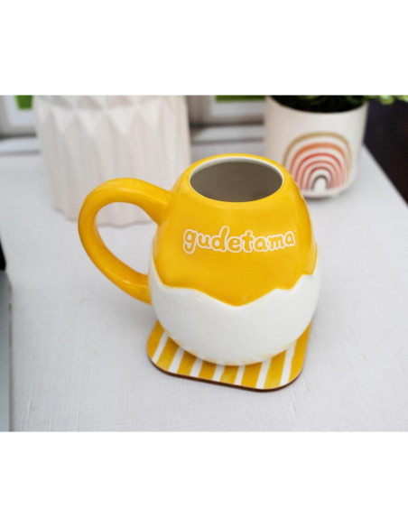 Taza de cerámica Gudetama 20 oz - Silver Buffalo - Amarillo Taza de cerámica Gudetama 20 oz - Silver Buffalo - Amarillo