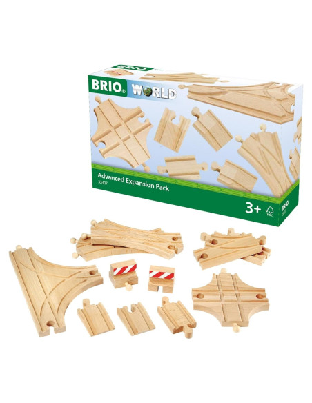 Paquete de Expansión Avanzada BRIO World - Pista de Tren 11 Piezas Paquete de Expansión Avanzada BRIO World - Pista de Tren 11 Piezas