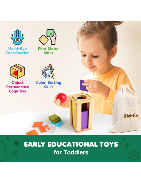 Juguete de Clasificación de Colores Richtim Montessori - Juego Sensorial para Niños 2-6 Años Juguete de Clasificación de Colores Richtim Montessori - Juego Sensorial para Niños 2-6 Años