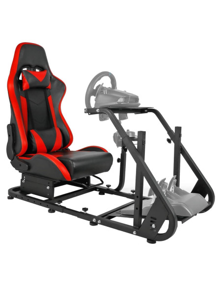 Soporte de TV para Simulador de Carreras Minneer Rojo Ajustable Soporte de TV para Simulador de Carreras Minneer Rojo Ajustable