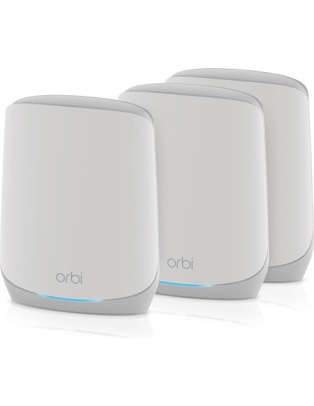 Sistema Mesh WiFi 6 NETGEAR Orbi RBK763S, 3 Puntos, AX5400 Sistema Mesh WiFi 6 NETGEAR Orbi RBK763S, 3 Puntos, AX5400