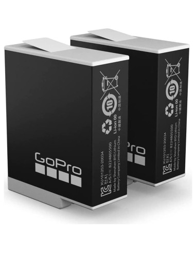 Paquete de 2 Baterías Enduro GoPro 1720mAh + Kit Accesorios