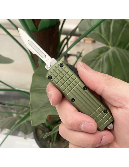 Cuchillo Utility Automático Caressolove EDC Verde 14 cm Cuchillo Utility Automático Caressolove EDC Verde 14 cm