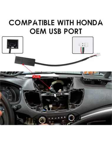 Arnés de Cable de Radio Honda CRV 2012-2016 + Adaptador Canbus