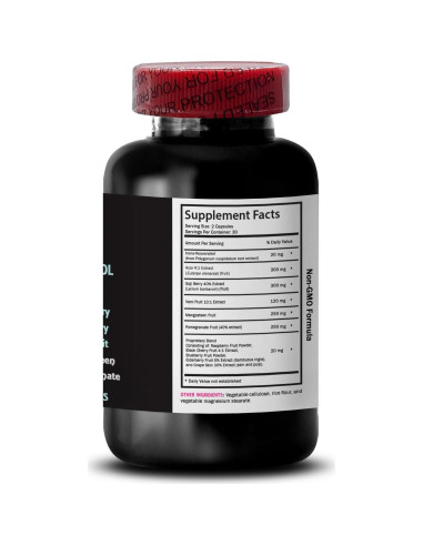 Complejo de Resveratrol Bayas Acai y Goji 240 Cápsulas SWAN LIFE