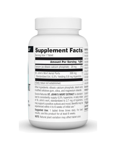 Extracto de Hierba de San Juan Source Naturals 300 mg 240 Tabletas