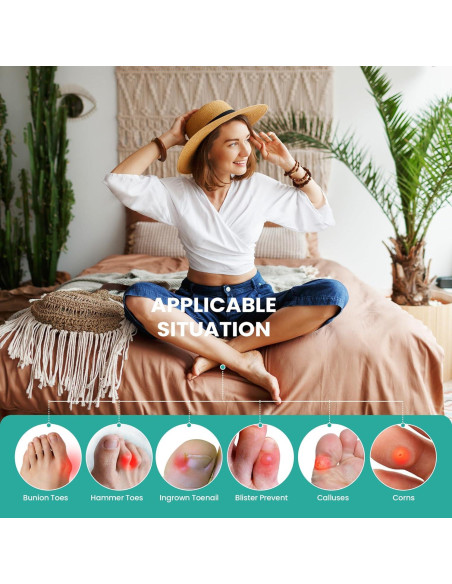 Protectores de Dedos Welnove - 16 Fundas de Gel con Aloe Vera Protectores de Dedos Welnove - 16 Fundas de Gel con Aloe Vera