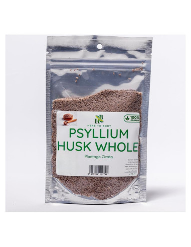 Cápsulas de Cáscara de Psyllium Orgánico 113g - Herb To Body