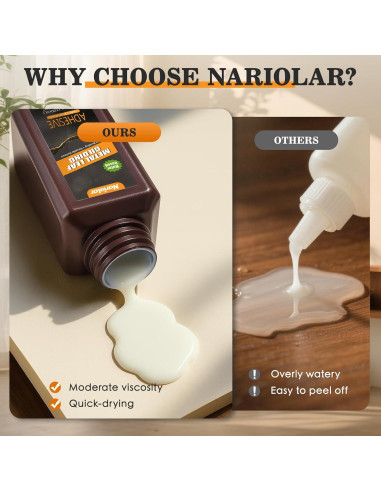 Kit Completo de Adhesivo y Barniz para Hoja de Oro Nariolar - 100 ml