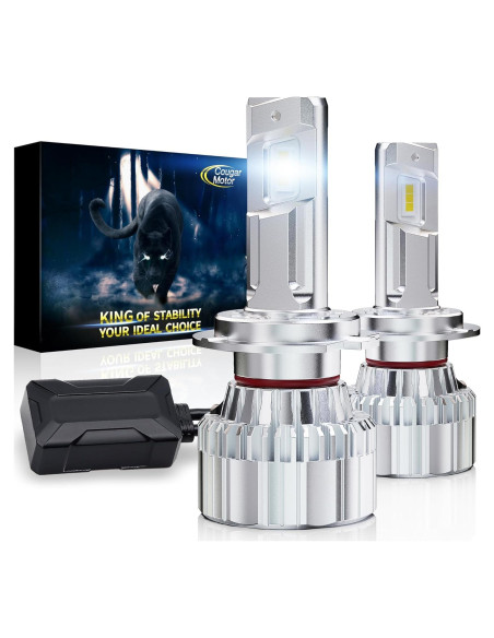 Bombillas de Luz de Niebla H7 Cougar Motor 6500K, Paquete de 2 Bombillas de Luz de Niebla H7 Cougar Motor 6500K, Paquete de 2