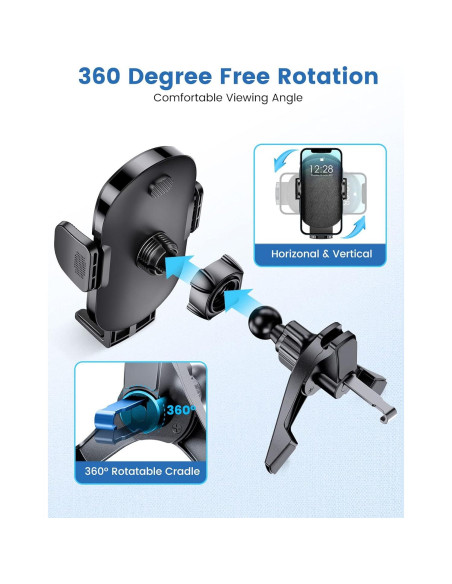 Soporte para Teléfono de Auto eSamcore Ajustable 360 Soporte para Teléfono de Auto eSamcore Ajustable 360
