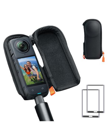 Funda CYNOVA para Insta360 X4/X5 con 2 protectores de pantalla Funda CYNOVA para Insta360 X4/X5 con 2 protectores de pantalla