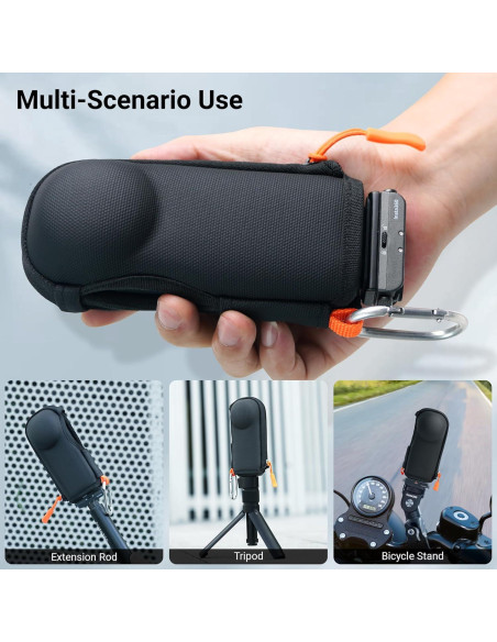 Funda CYNOVA para Insta360 X4/X5 con 2 protectores de pantalla Funda CYNOVA para Insta360 X4/X5 con 2 protectores de pantalla