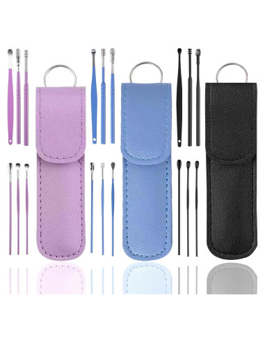 Kit de Limpieza de Oídos Aemrovi 18 Piezas Acero Inoxidable