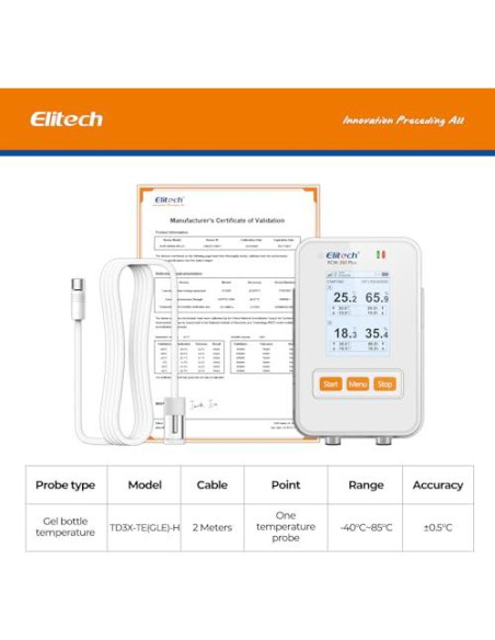 Registrador de Datos de Temperatura y Humedad Elitech RCW-360Plus Registrador de Datos de Temperatura y Humedad Elitech RCW-360Plus