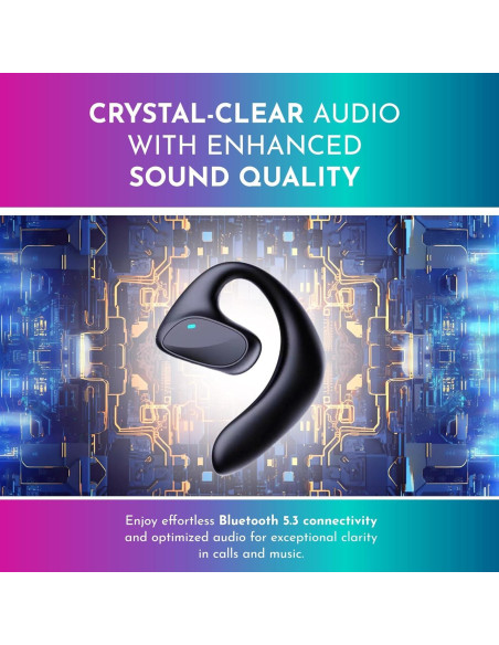 Auriculares de Traducción AI KojinTora Inalámbricos Bluetooth Negro Auriculares de Traducción AI KojinTora Inalámbricos Bluetooth Negro