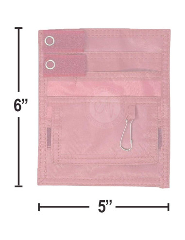 Organizador de Bolsillo Scrub Nylon Elite Medical Rosa 5 Bolsillos
