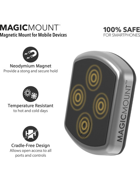 Soporte Magnético para Teléfono Scosche MP12VPD2-XTSP 30W Carga Rápida Soporte Magnético para Teléfono Scosche MP12VPD2-XTSP 30W Carga Rápida