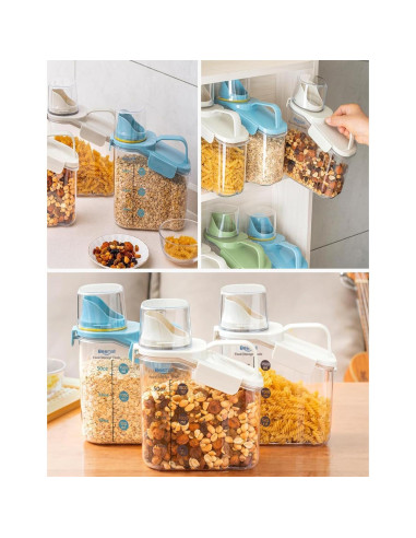 Contenedor Hermético de Alimentos Besmall 1.6L con Pico Vertedor