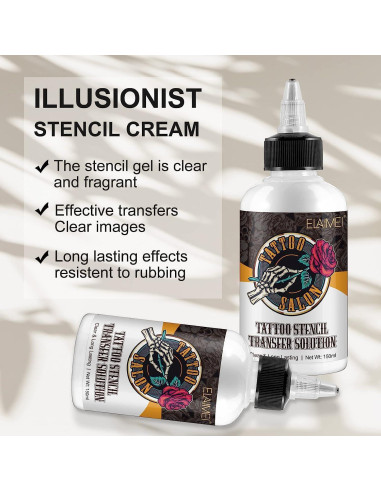 Gel de Transferencia de Tatuaje EQEIYICS 150ml Profesional