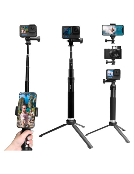 Palo Selfie AFAITH con Trípode para GoPro y Smartphones Palo Selfie AFAITH con Trípode para GoPro y Smartphones
