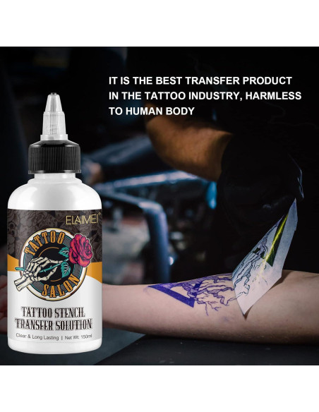 Gel de Transferencia de Tatuaje EQEIYICS 150ml Profesional Gel de Transferencia de Tatuaje EQEIYICS 150ml Profesional
