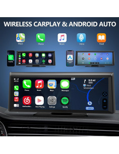 Pantalla CarPlay Inalámbrica 8.1" con Cámara 2K y GPS 2