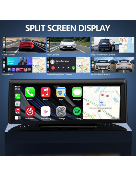 Pantalla CarPlay Inalámbrica 8.1" con Cámara 2K y GPS Pantalla CarPlay Inalámbrica 8.1" con Cámara 2K y GPS