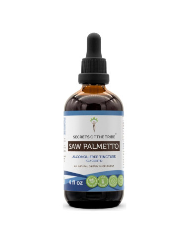 Tintura de Saw Palmetto 118.29 ml - Secretos de la Tribu