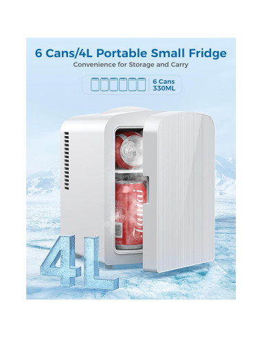 Mini Nevera Electactic 4L Portátil Enfriador y Calentador