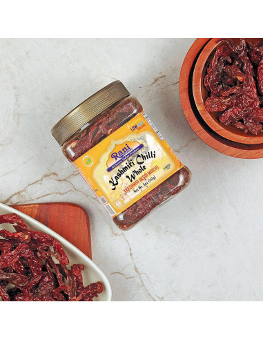 Chile Kashmiri Entero Rani 141g - Natural, Vegano, Sin Sal