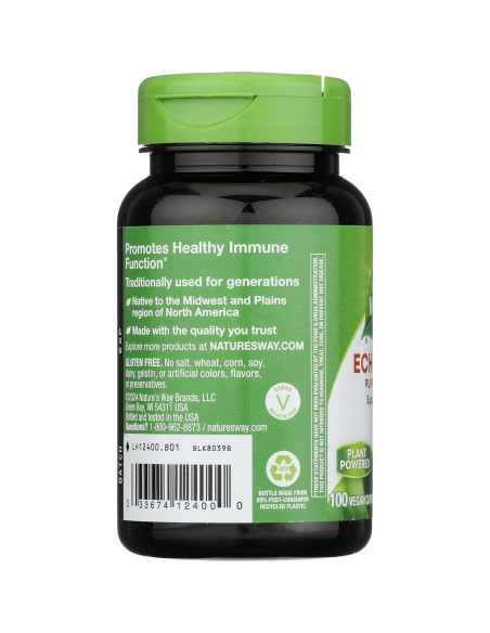Hierba de Equinácea Purpurea Nature's Way 1200mg 100 Cápsulas Hierba de Equinácea Purpurea Nature's Way 1200mg 100 Cápsulas