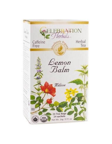 Té de Melisa Orgánico Celebration Herbals - 24 Bolsitas