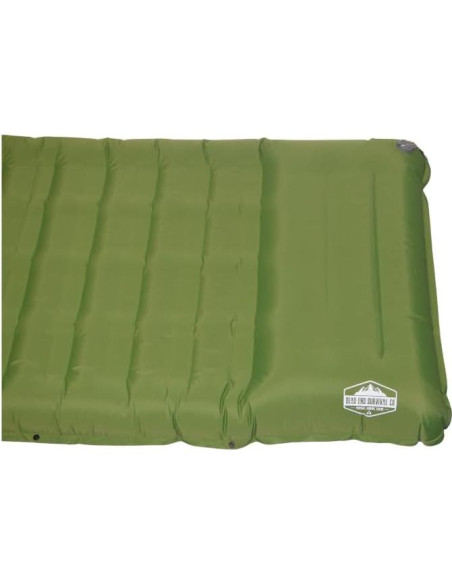 Colchón Inflable para Camping SharpSurvival 198x71cm Verde Colchón Inflable para Camping SharpSurvival 198x71cm Verde