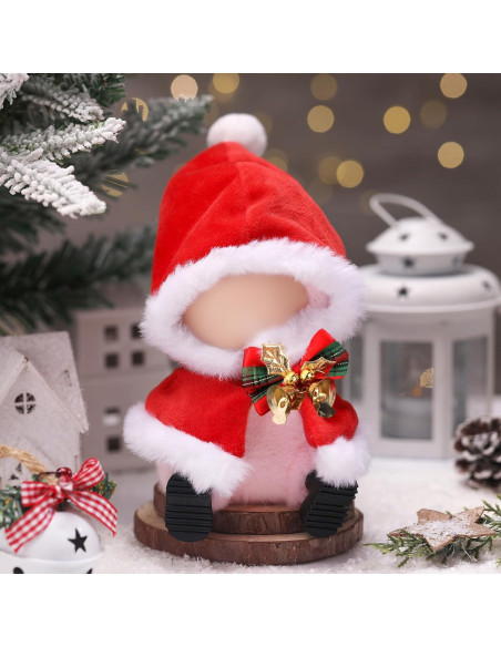 Conjunto de Ropa de Muñeca Frienda 17cm Traje de Santa Claus Conjunto de Ropa de Muñeca Frienda 17cm Traje de Santa Claus