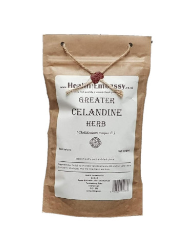 Té Herbal de Celandina Mayor Health Embassy 100g - Sin OGM
