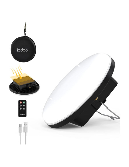 Linterna Solar Recargable 16500mAh 60W Iodoo 3000LM IP65 Linterna Solar Recargable 16500mAh 60W Iodoo 3000LM IP65