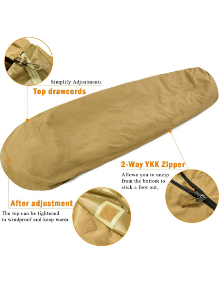 Sistema de Saco de Dormir Modular MT Coyote - 4 Estaciones Sistema de Saco de Dormir Modular MT Coyote - 4 Estaciones