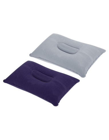 Almohada Inflable PATIKIL 2 Piezas Camping Soporte Cuello Gris
