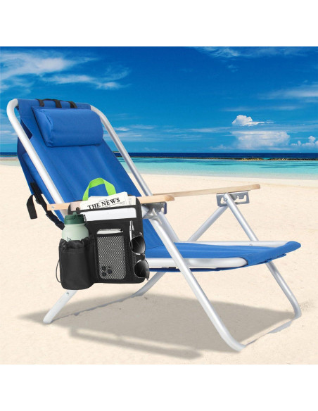 Soporte para Taza de Silla de Playa BOHEMIABY Negro Ajustable Soporte para Taza de Silla de Playa BOHEMIABY Negro Ajustable