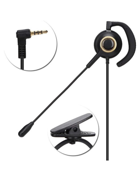 Auricular con micrófono Eboxer ASHATAd4e2h67v9n con cancelación de ruido Auricular con micrófono Eboxer ASHATAd4e2h67v9n con cancelación de ruido