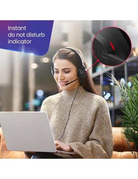 Auriculares Jabra Evolve2 30 USB-A Estéreo con Micrófono Auriculares Jabra Evolve2 30 USB-A Estéreo con Micrófono
