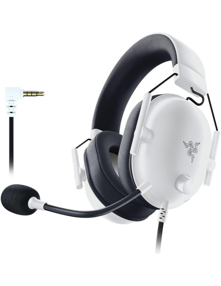 Auriculares Gaming Razer BlackShark V2 X con Cable - Blanco Auriculares Gaming Razer BlackShark V2 X con Cable - Blanco