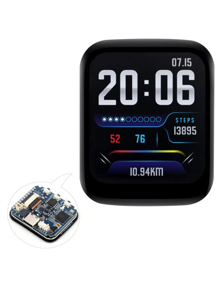 Placa de Desarrollo RP2040 UeeKKoo con Pantalla Táctil 1.69" Placa de Desarrollo RP2040 UeeKKoo con Pantalla Táctil 1.69"