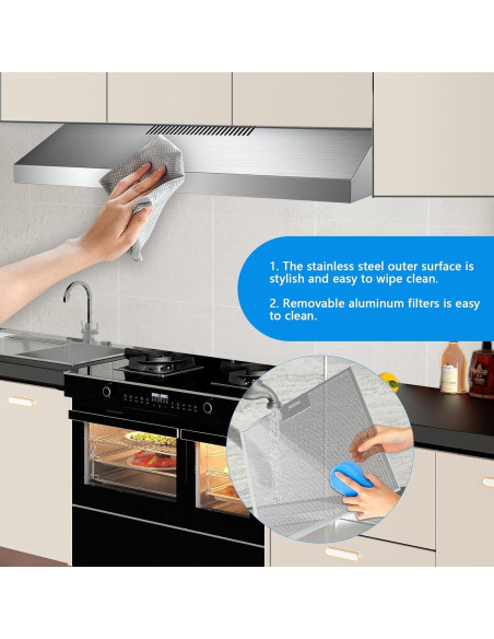 Campana Extractora TAZPI KMJ01 800 CFM 36" Acero Inoxidable Campana Extractora TAZPI KMJ01 800 CFM 36" Acero Inoxidable