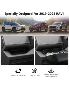 Organizador de Cajón del Conductor BEASYE para Toyota RAV4 2019-2025 2