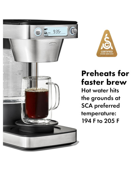 Cafetera de Goteo OXO Brew 12 Tazas Programable Plata Cafetera de Goteo OXO Brew 12 Tazas Programable Plata