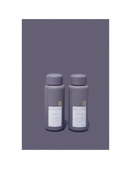 Conjunto Champú y Acondicionador Morado Kristin Ess 283.5 g Conjunto Champú y Acondicionador Morado Kristin Ess 283.5 g
