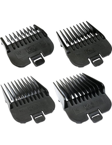 Conjunto de Peines para Animales Andis 4 Piezas 0.32-1.27 cm